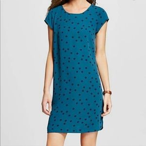 Merona Blue Dot Print Dress